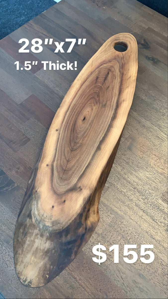 Walnut Oval/Cookie Cutting Board Wood Walker Customs