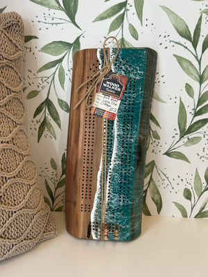 Living Tides Walnut Cribbage Boards