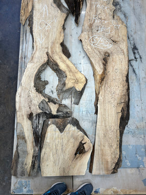 River Set #1 Spalted Maple River Set 44”x108