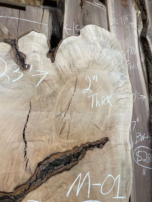 M-01 Maple Live Edge Slab
