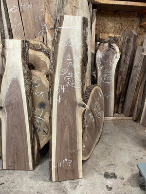 Black Walnut 48” Long +/- Skinny Slabs