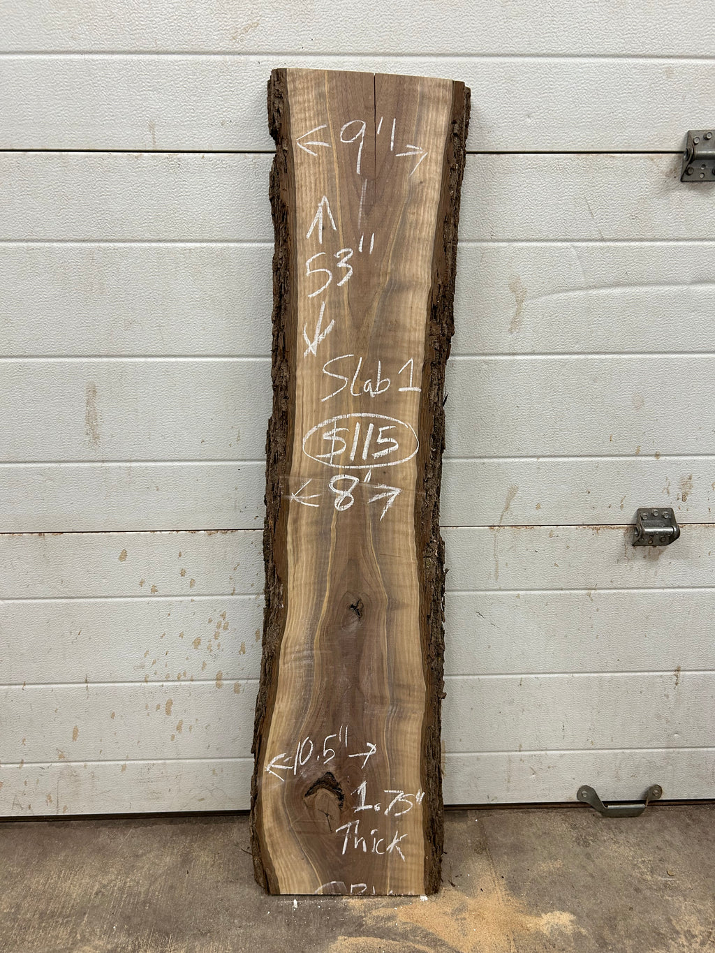Black Walnut 48” Long +/- Skinny Slabs