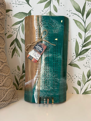 Living Tides Walnut Cribbage Boards
