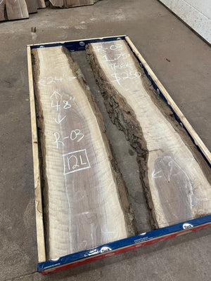 River-03 Pre-cut Walnut Coffee Table Slab