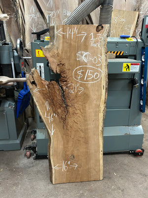 C-03 Cherry Live Edge Coffee Table Slab