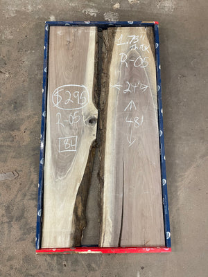 River-05 Pre-cut Walnut Coffee Table Slab