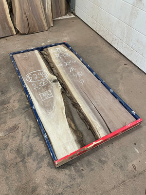 River-05 Pre-cut Walnut Coffee Table Slab