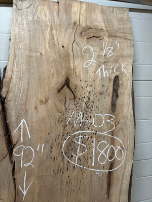 M-03 Huge Maple Live Edge Slab