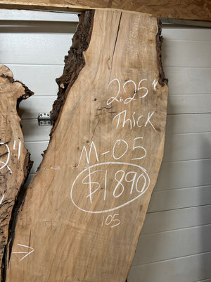 M-05 Huge Maple Live Edge Slab