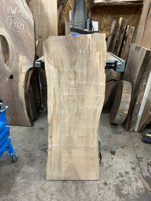 EW-02 English Walnut Live Edge Slab