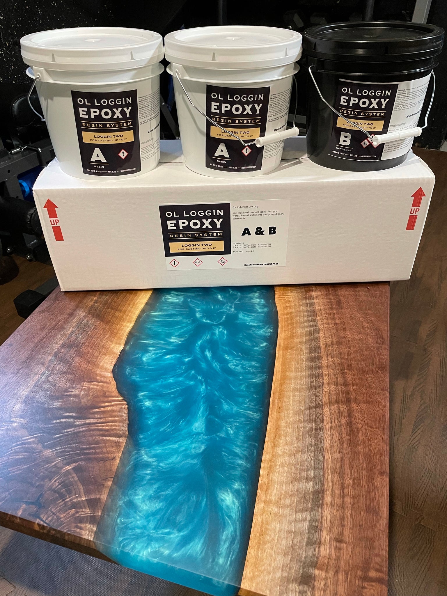 Ol Loggin Epoxy 2 Gallon Kit Art Resin – Unique Wood Supply and Design LLC