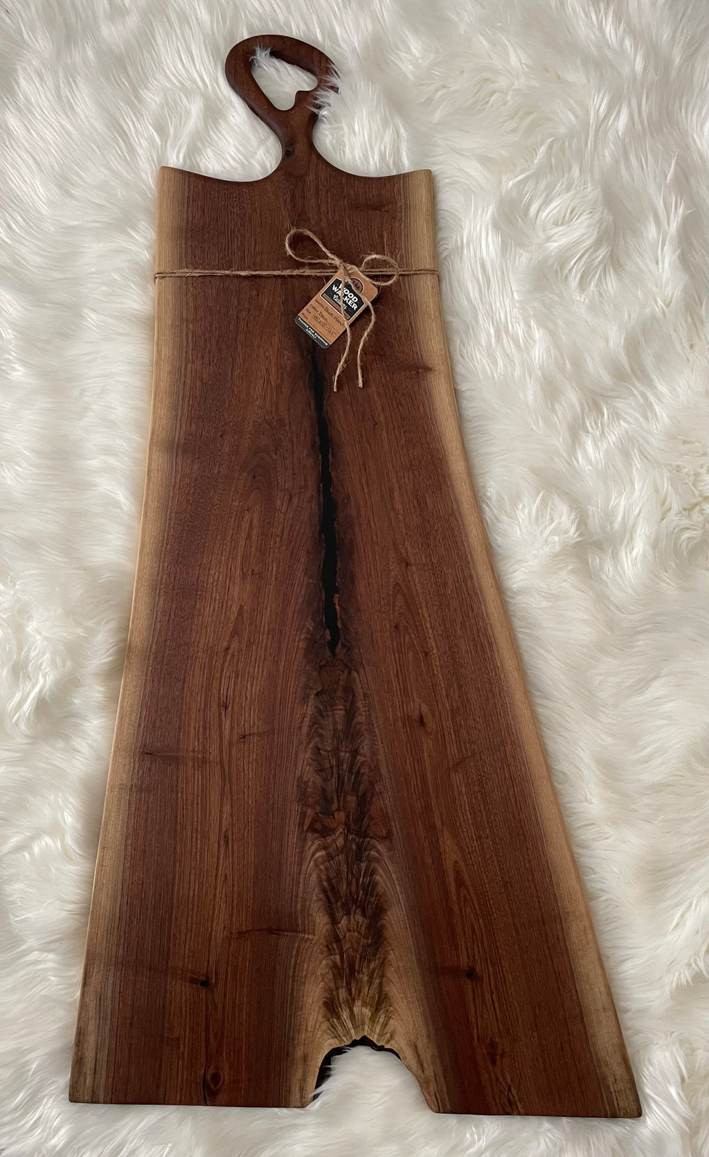 48” Premium Black Walnut Charcuterie Board