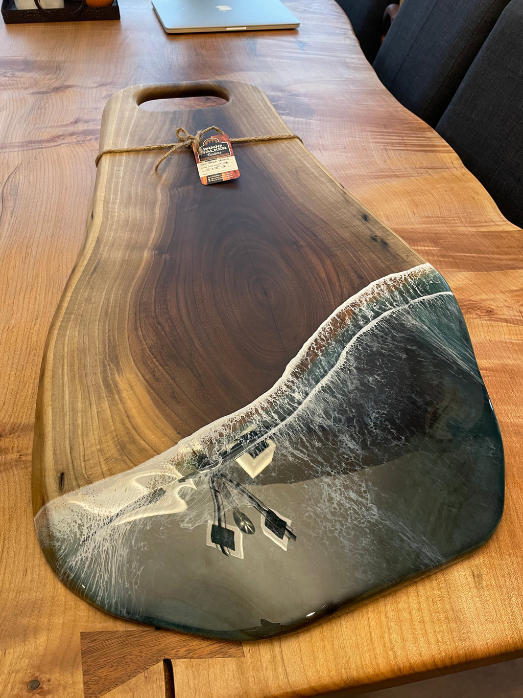 LT#06 Living Tides Black Walnut Charcuterie Board