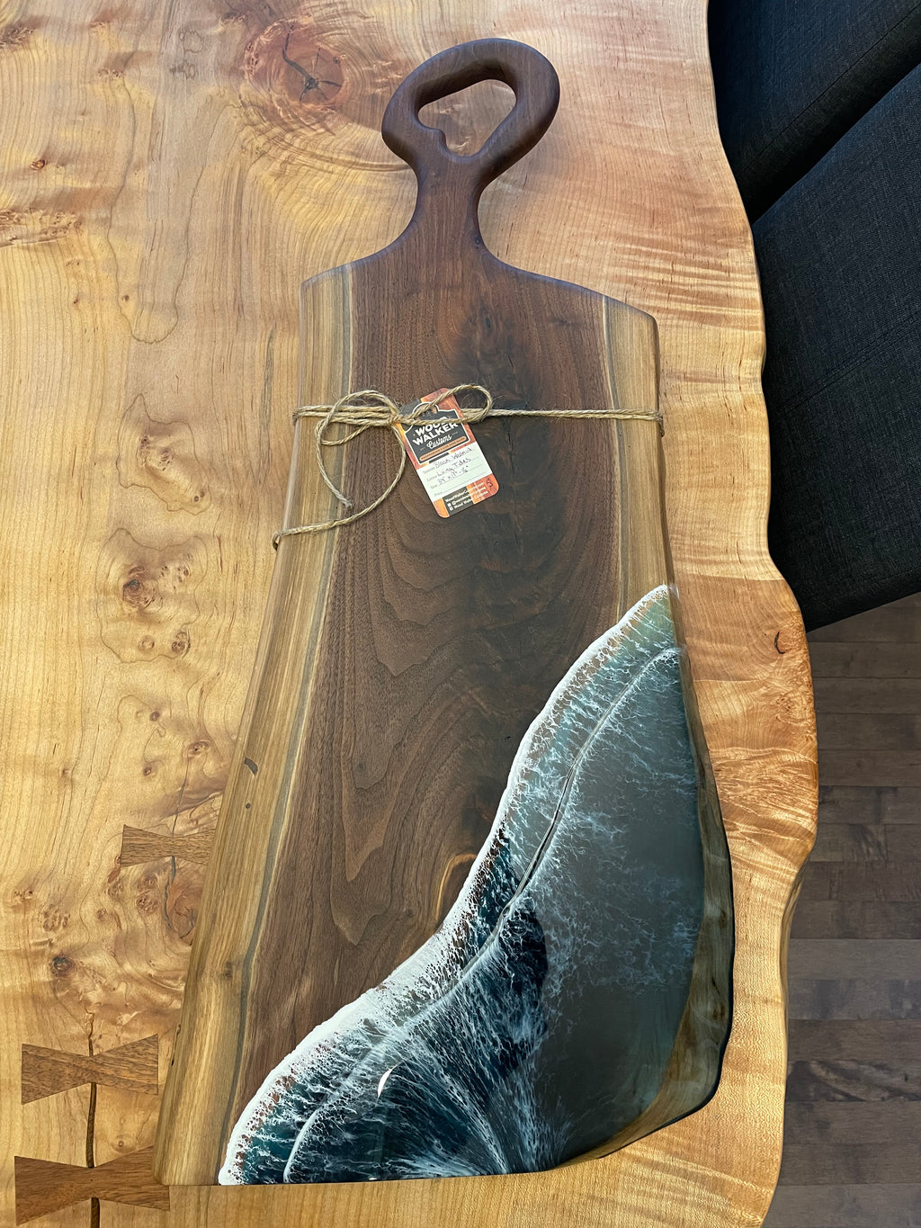 LT#05 Living Tides Black Walnut Charcuterie Board