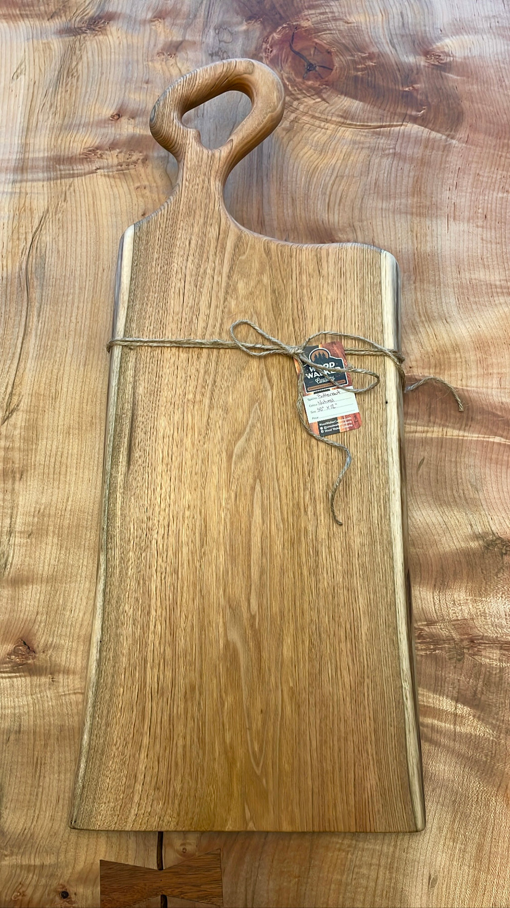 30” Premium Butternut Charcuterie Board