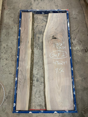River-01 Pre-cut Walnut Coffee Table Slab