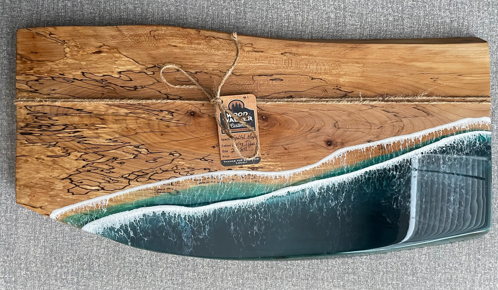 24” Living Tides Maple Charcuterie Board