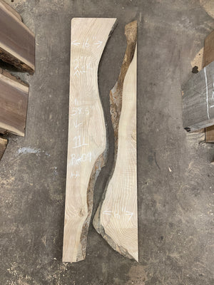 River-09 Pre-cut Ash Console Table Slabs
